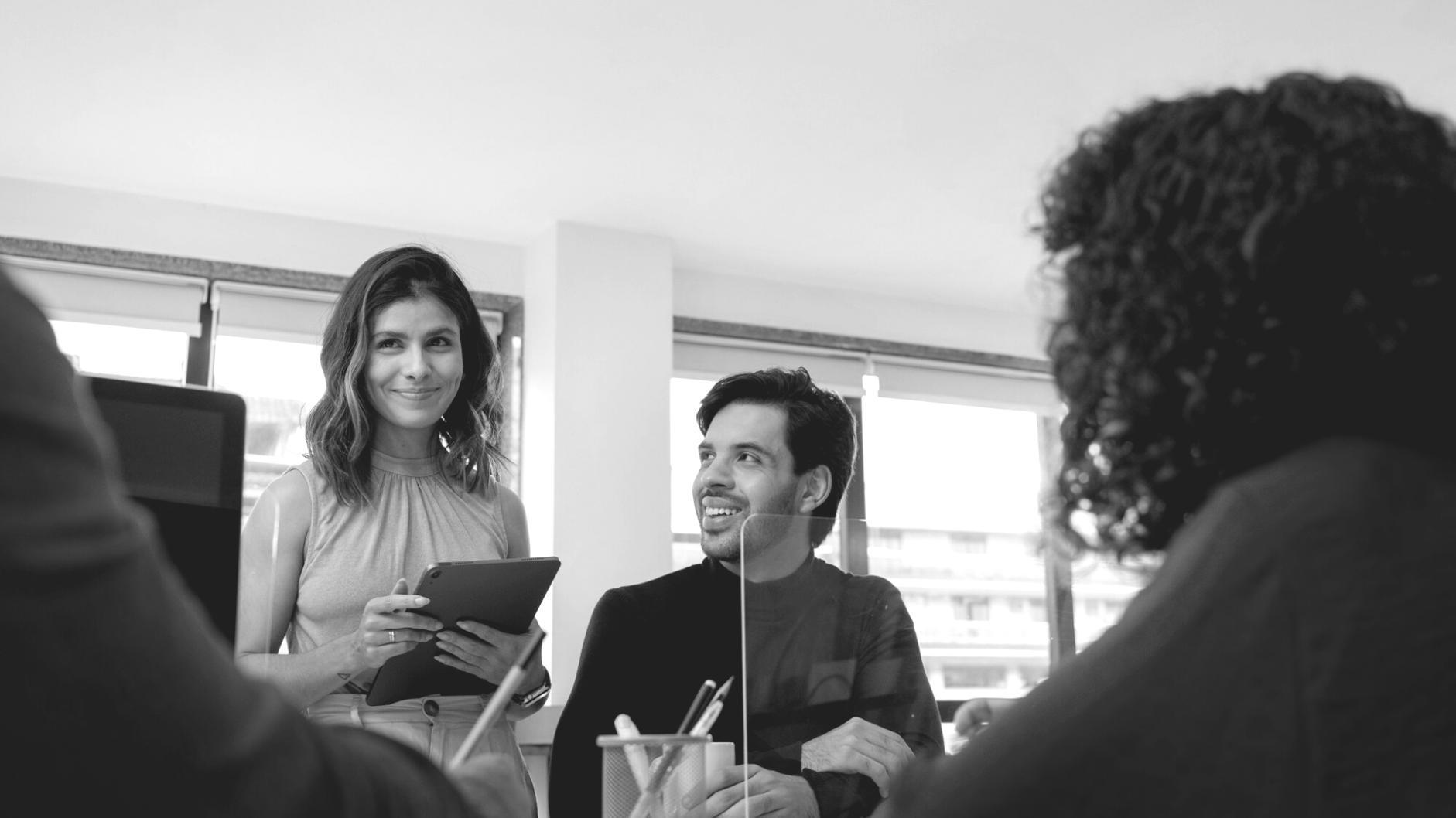 Espacio de trabajo profesional para consultoría de negocios